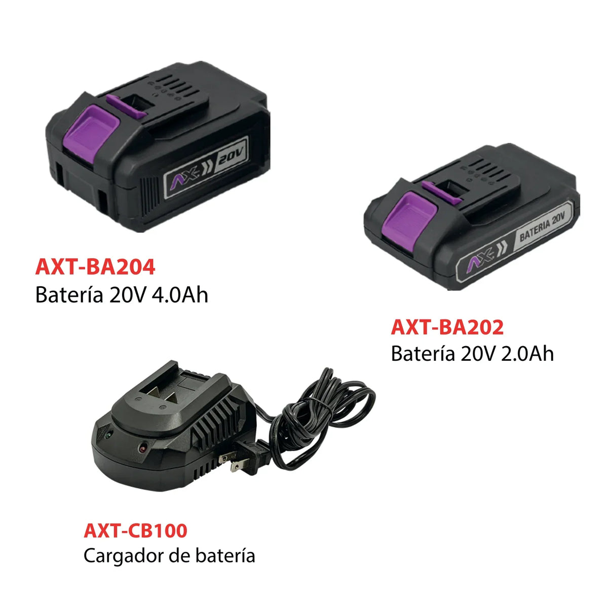 Kit inalámbrico AX TECH AXT-KITER20V