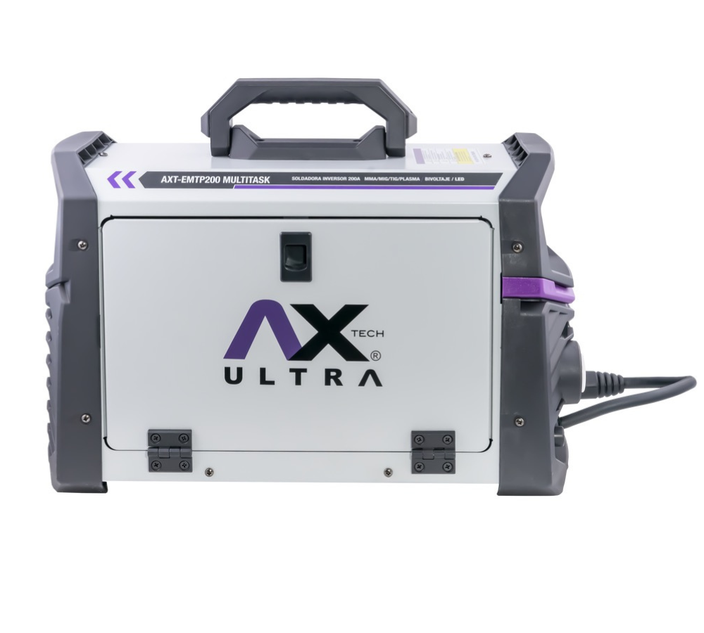 SOLDADORA INVERTER MULTIPROCESOS 4 en 1 MIG / MMA / TIG ALTA FRECUENCIA / CORTE PLASMA / AX TECH AXT-EMTP200MULTITASK
