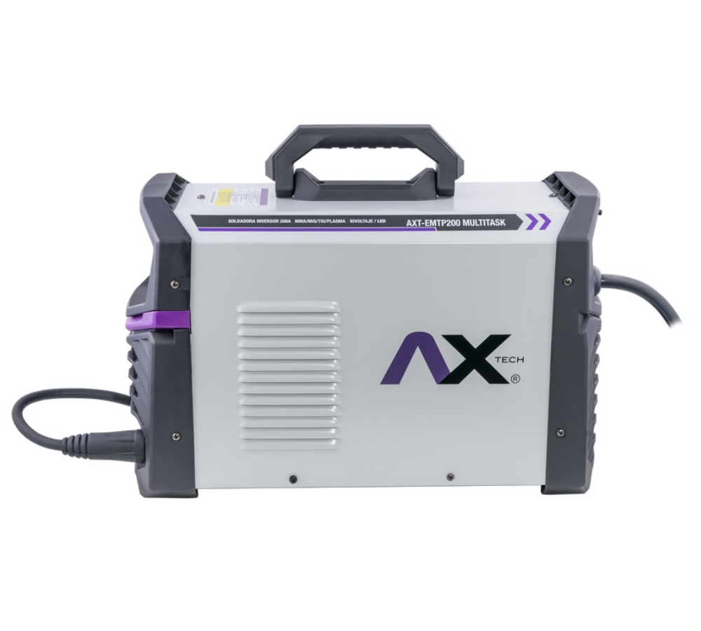 SOLDADORA INVERTER MULTIPROCESOS 4 en 1 MIG / MMA / TIG ALTA FRECUENCIA / CORTE PLASMA / AX TECH AXT-EMTP200MULTITASK