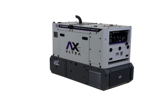 Combo MOTOSOLDADORA A GASOLINA INVERTER INDUSTRIAL RHINO AX TECH 120/240v 260amp SOLDA Y GENERA AL MISMO TIEMPO AXT-RHINO260CD