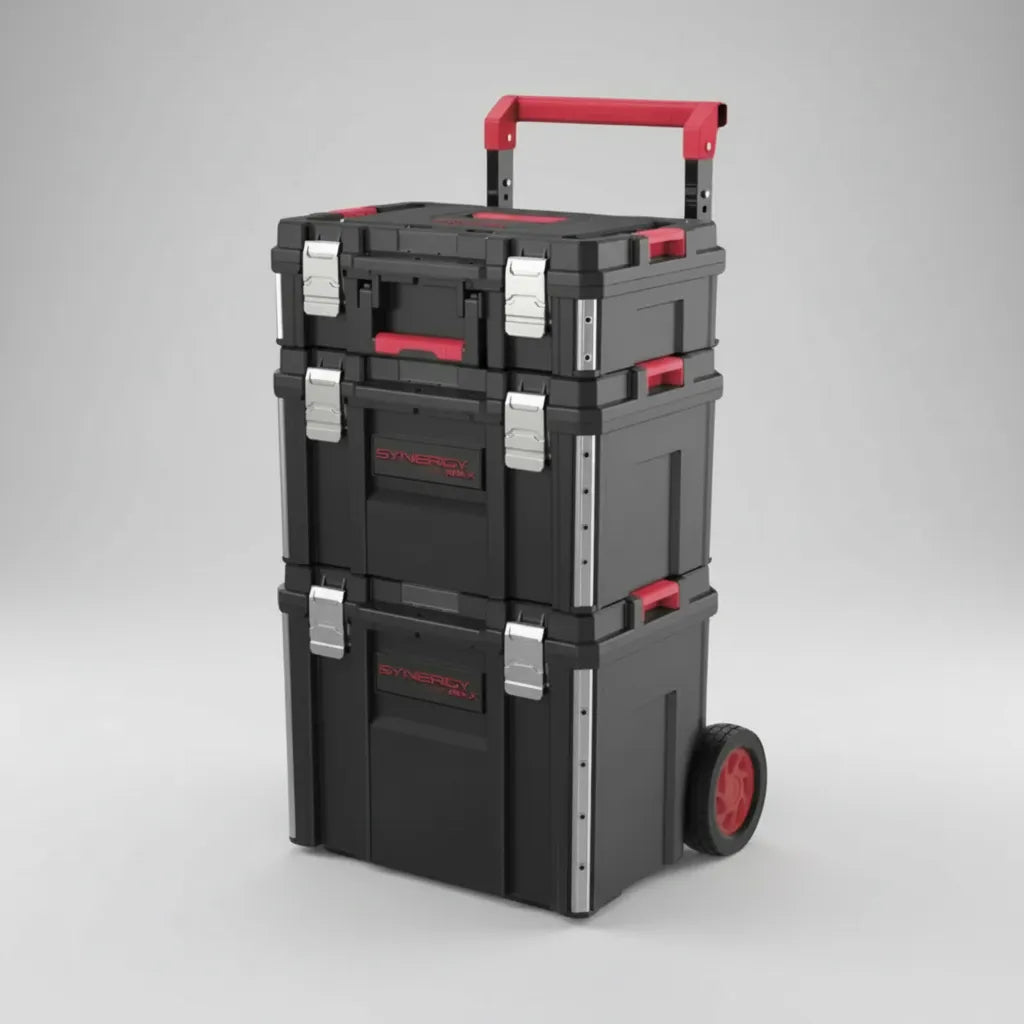 COMBO CORTADORA DE METALES AX TECH 14" + ORGANIZADO PACKOUT DE HERRAMIENTA USO  RUDO  AXT-CM1421