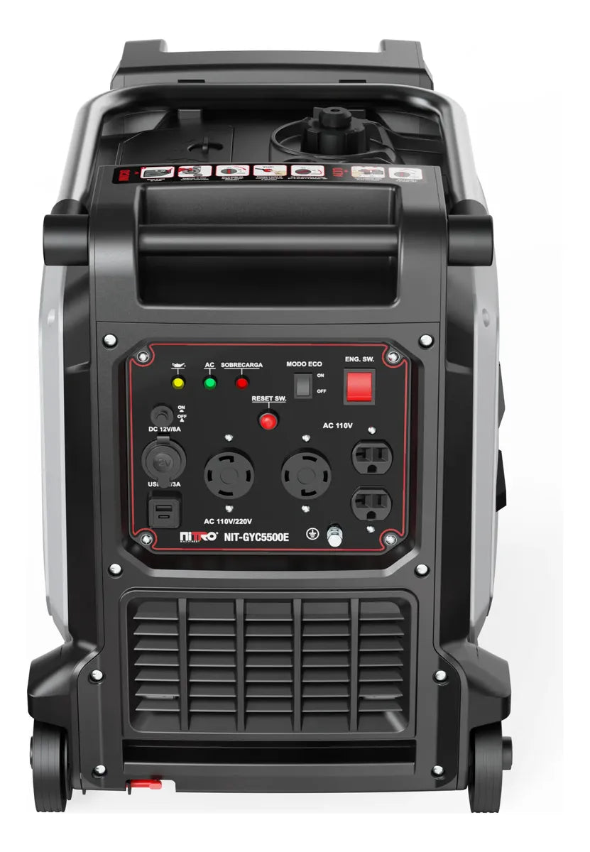 GENERADOR INVERTER SILENCIOSO NITRO A GASOLINA 5,500W NIT-GYC5500E