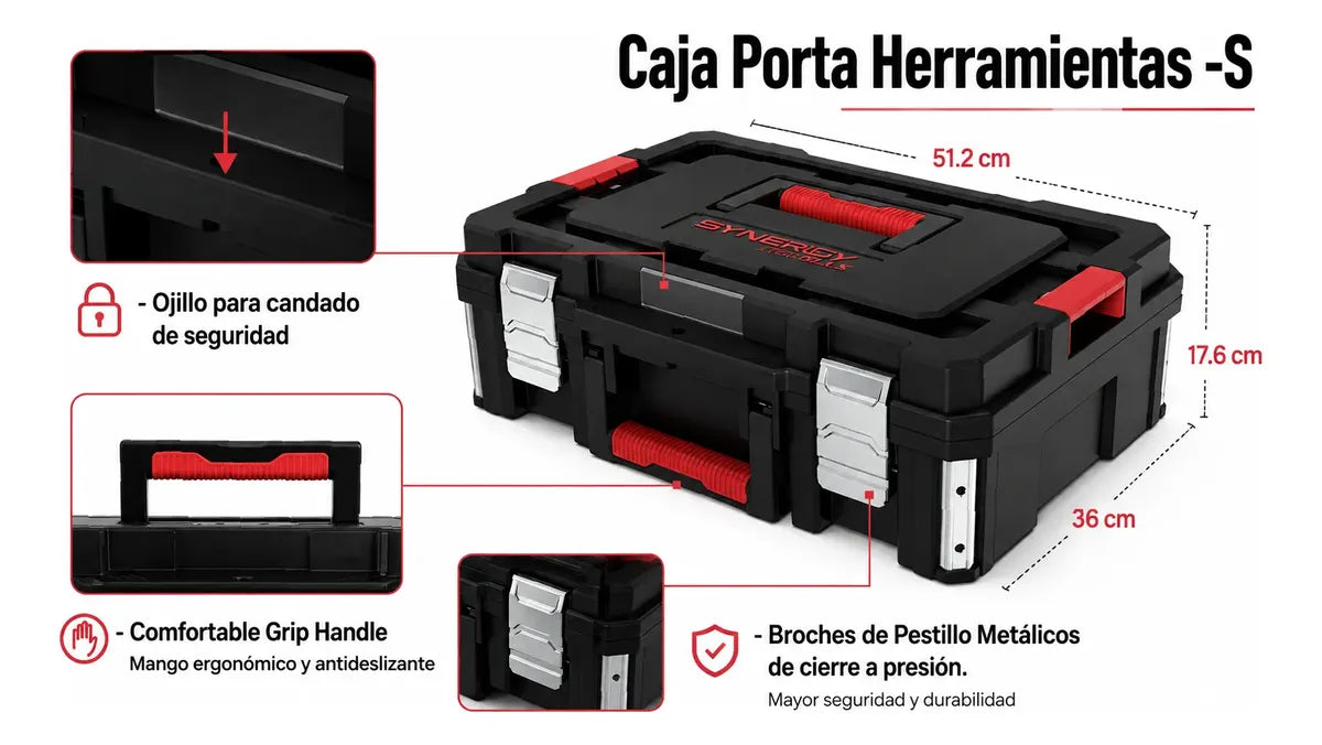 COMBO CORTADORA DE METALES AX TECH 14" + ORGANIZADO PACKOUT DE HERRAMIENTA USO  RUDO  AXT-CM1421