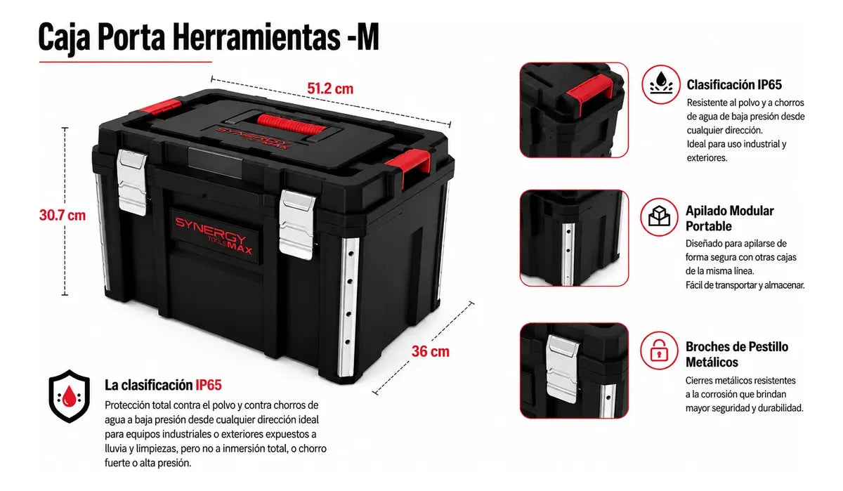 COMBO CORTADORA DE METALES AX TECH 14" + ORGANIZADO PACKOUT DE HERRAMIENTA USO  RUDO  AXT-CM1421