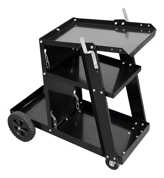 Combo SOLDADORA INVERSOR MULTIPROCESOS MIG, MMA, TIG LIFT 200AMP BIVOLTAJE 110/220V AX TECH + CARRITO TRANSPORTADOR AXT-EM204BV