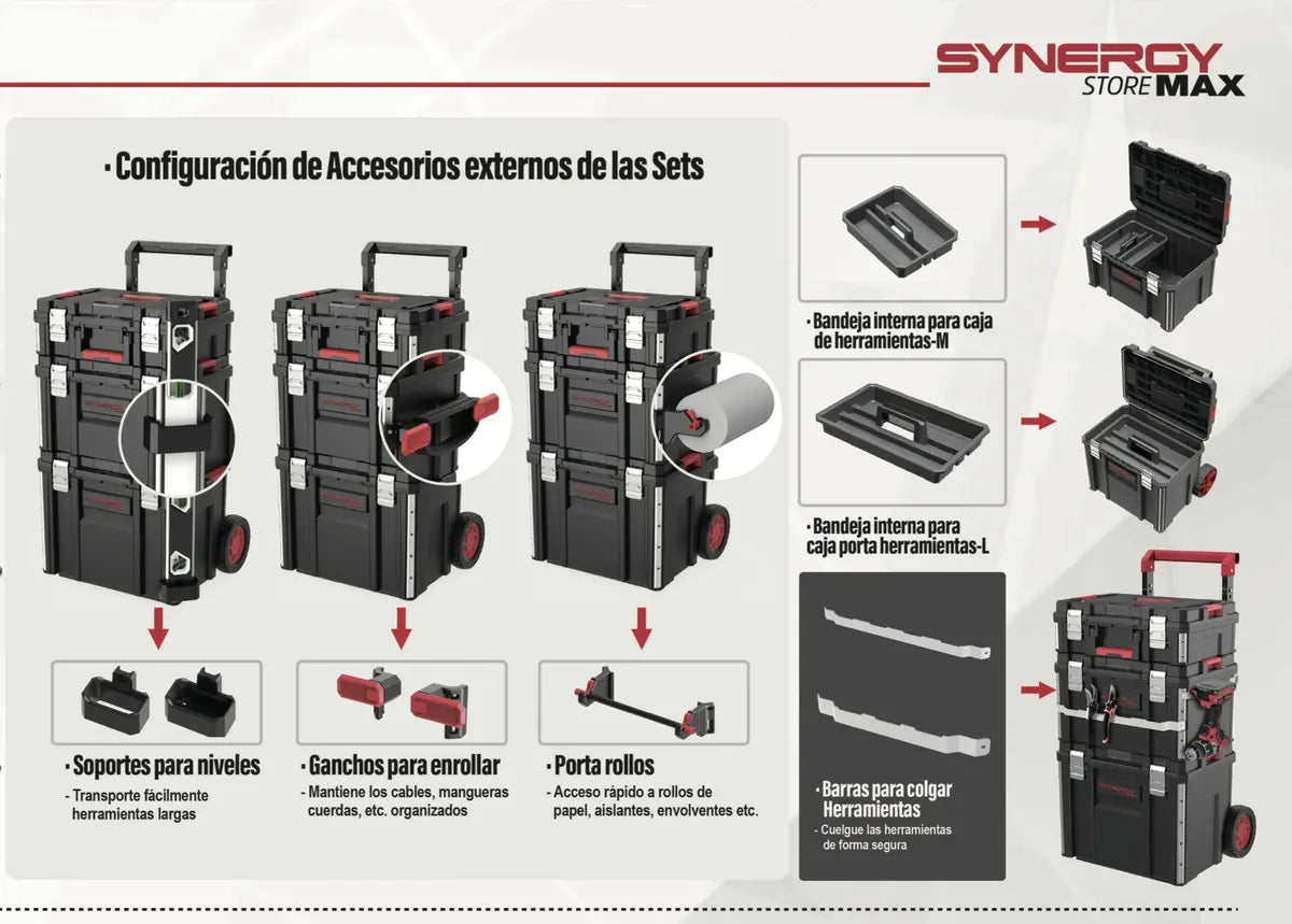 COMBO CORTADORA DE METALES AX TECH 14" + ORGANIZADO PACKOUT DE HERRAMIENTA USO  RUDO  AXT-CM1421
