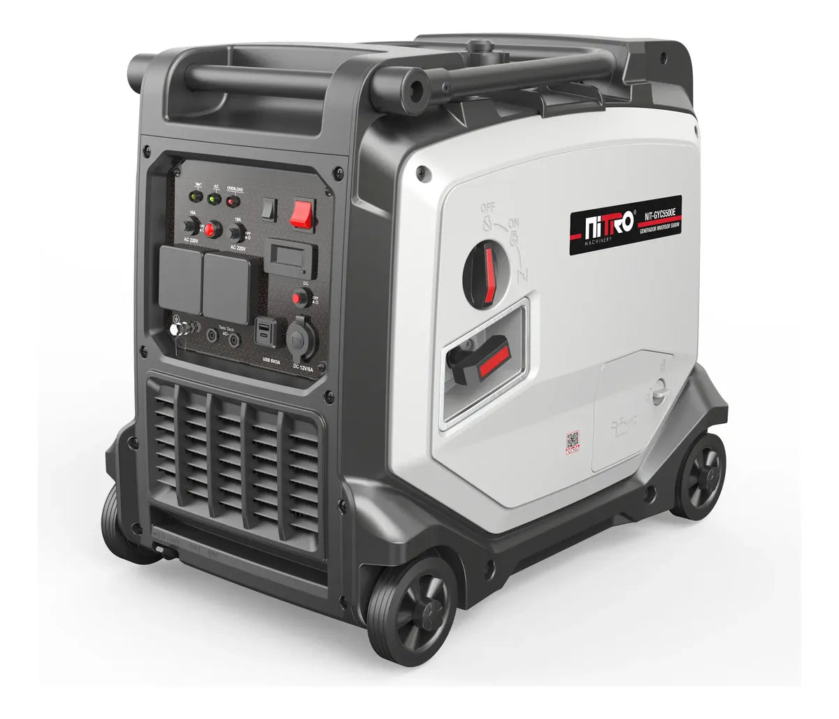 GENERADOR INVERTER SILENCIOSO NITRO A GASOLINA 5,500W NIT-GYC5500E
