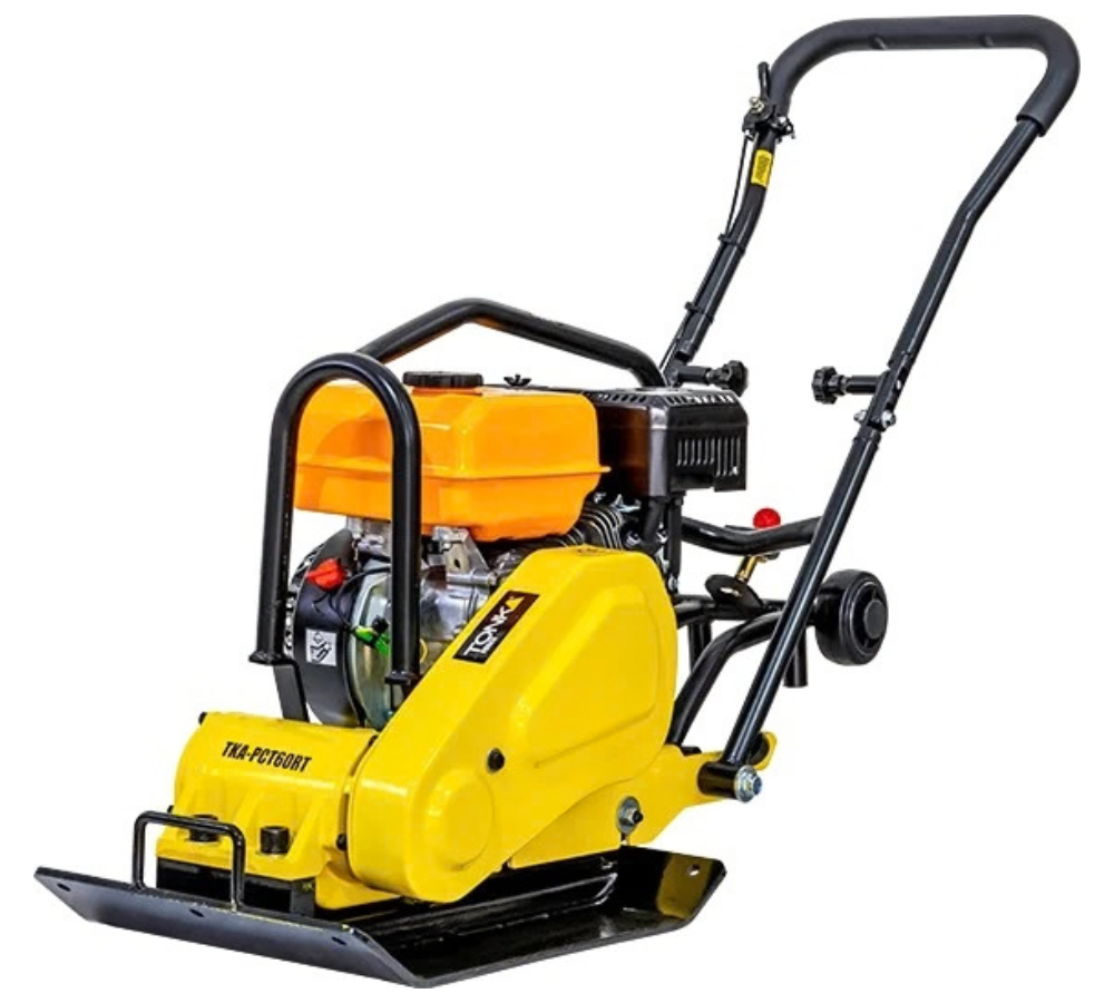 PLACA COMPACTADORA 7HP RATO, 12KN FUERZA TONKA FORCE USO Industrial TKA-PC60RT