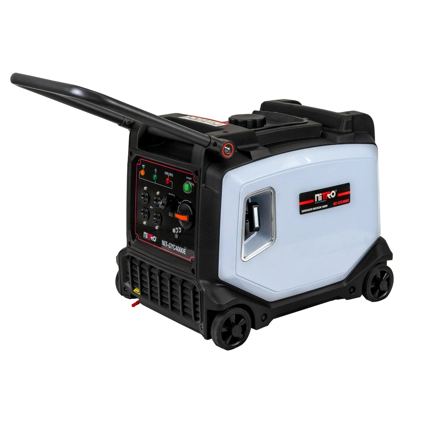 GENERADOR INVERTER SILENCIOSO NITRO 3600w 110v A GASOLINA BAJO RUIDO NIT-GYC4000E
