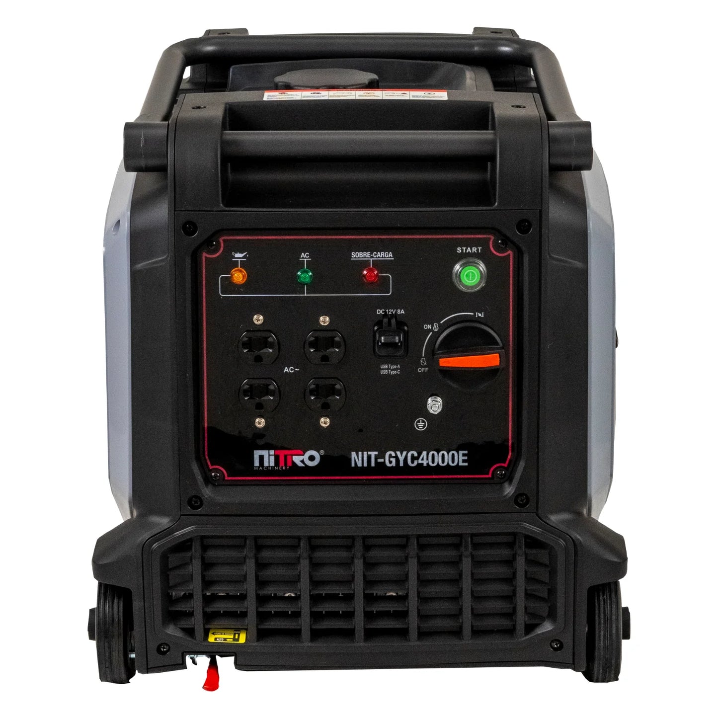 GENERADOR INVERTER SILENCIOSO NITRO 3600w 110v A GASOLINA BAJO RUIDO NIT-GYC4000E