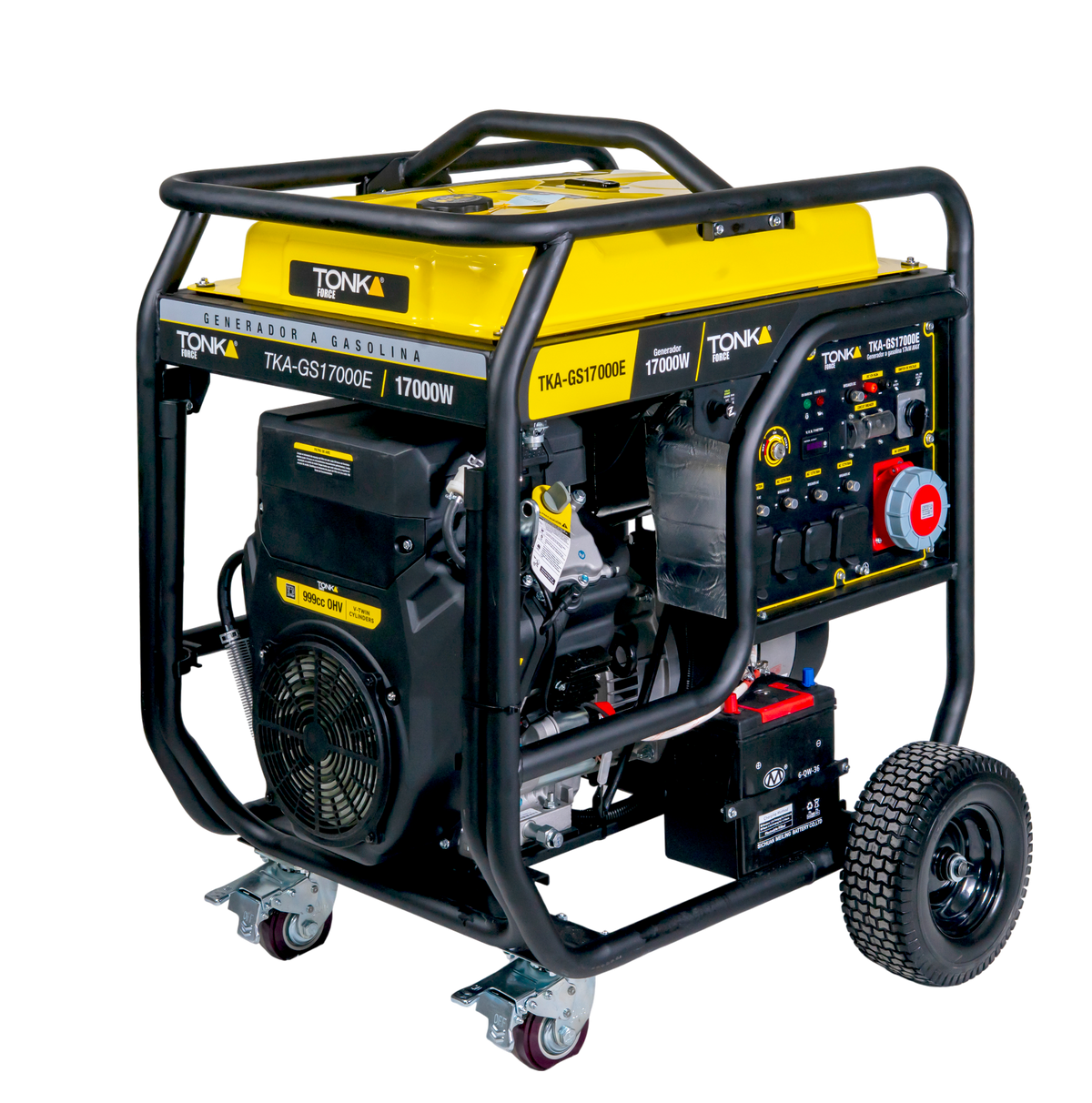 Generador a gasolina Tonka 17000W 28HP mono/trifásico