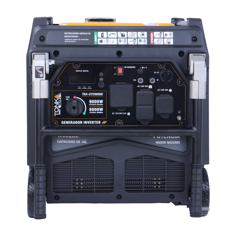 GENERADOR INVERTER SILENCIOSO TONKA 9000W 110/220v 12HP TKA-GYC9000E