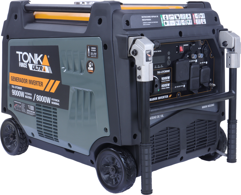 GENERADOR INVERTER SILENCIOSO TONKA 9000W 110/220v 12HP TKA-GYC9000E