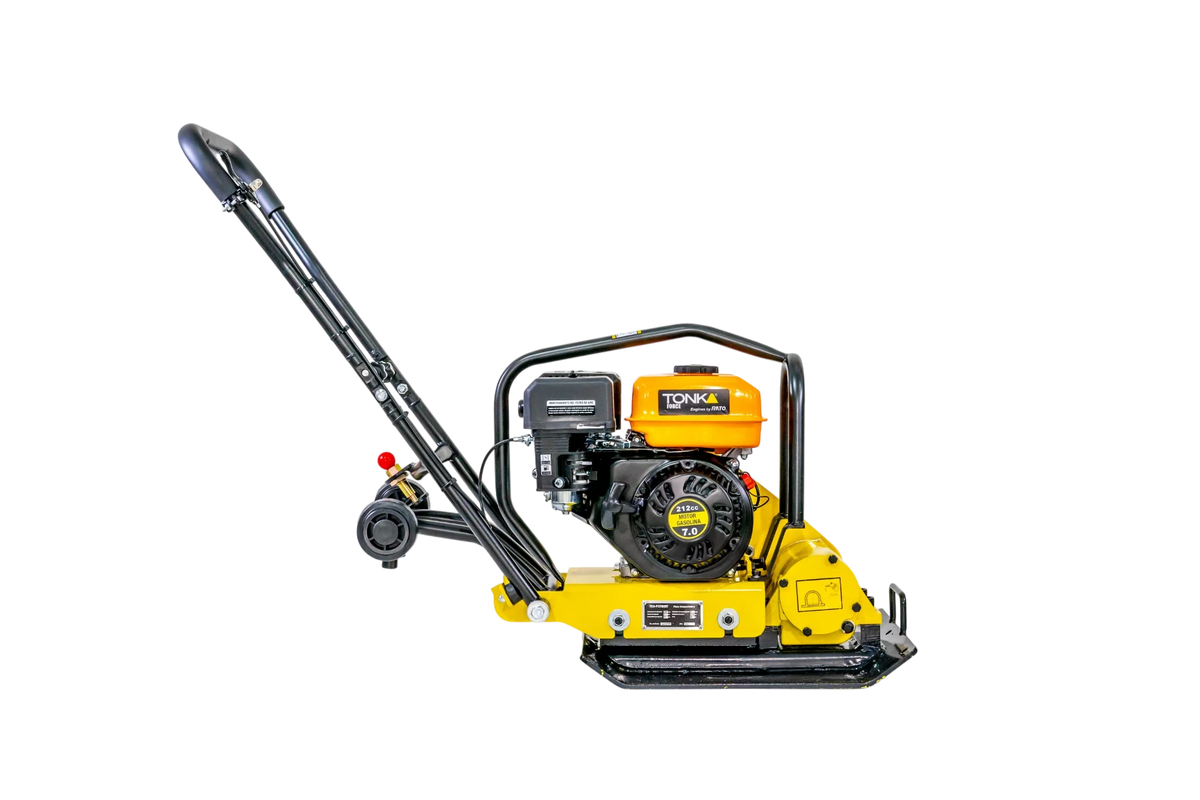 PLACA COMPACTADORA 7HP RATO, 12KN FUERZA TONKA FORCE USO Industrial TKA-PC60RT