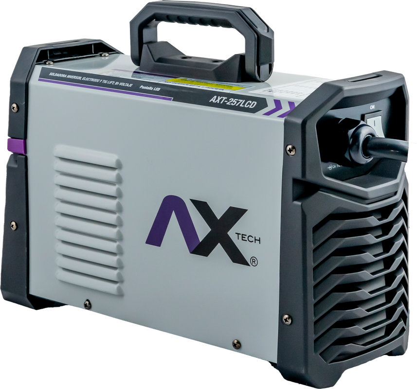 COMBO SOLDADORA INVERSOR 250 amp AX TECH BIVOLTAJE 110/220V AXT-257LCD