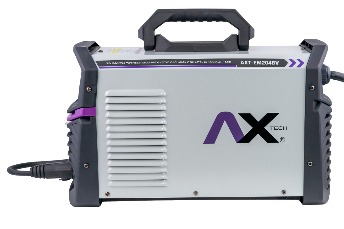 SOLDADORA INVERSOR MULTIPROCESOS MIG, MMA, TIG LIFT 200AMP BIVOLTAJE 110/220V AX TECH AXT-EM204BV