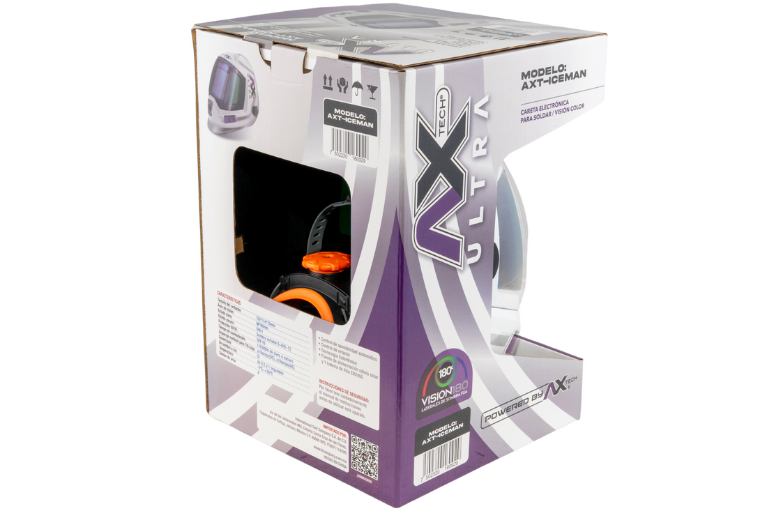 CARETA ELECTRONICA AX TECH ULTRA AXT-ICEMAN 4 SENSORES Visión 180° AXT-ICEMAN
