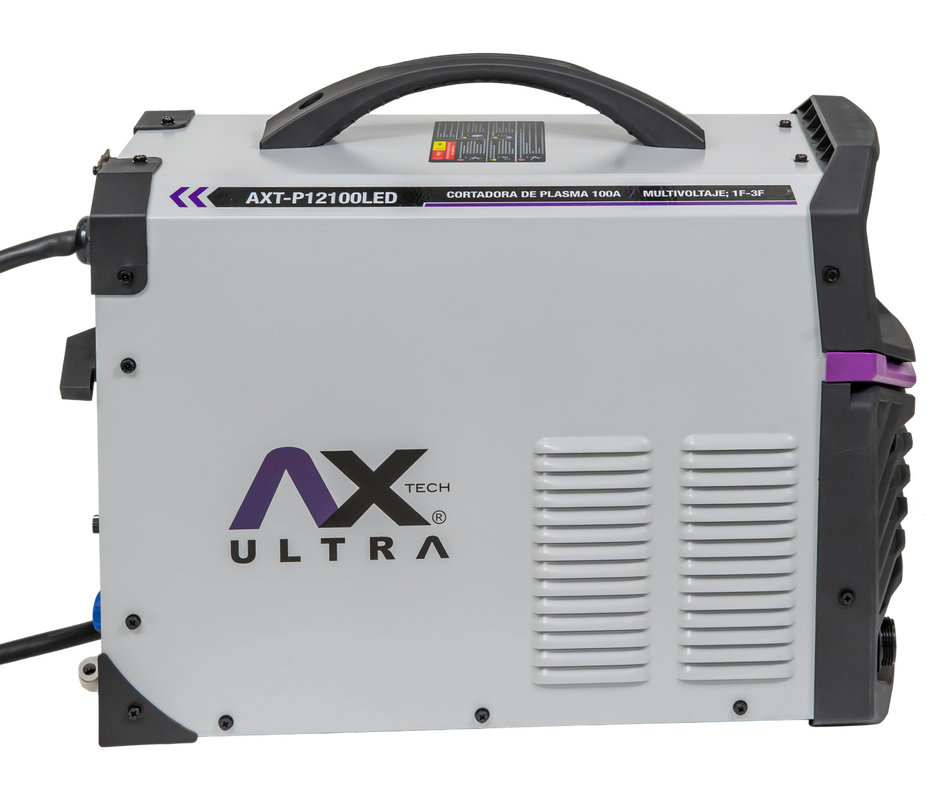 CORTADORA DE PLASMA INDUSTRIAL 100AMPERES 220V  AX Tech Ultra CONEXION A CNC AXT-P12100LED