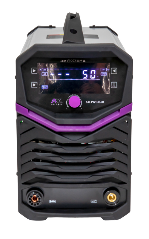 CORTADORA DE PLASMA INDUSTRIAL 100AMPERES 220V  AX Tech Ultra CONEXION A CNC AXT-P12100LED