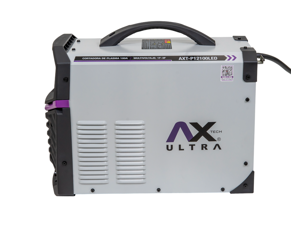 CORTADORA DE PLASMA INDUSTRIAL 100AMPERES 220V  AX Tech Ultra CONEXION A CNC AXT-P12100LED