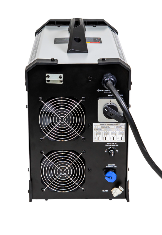 CORTADORA DE PLASMA INDUSTRIAL 100AMPERES 220V  AX Tech Ultra CONEXION A CNC AXT-P12100LED