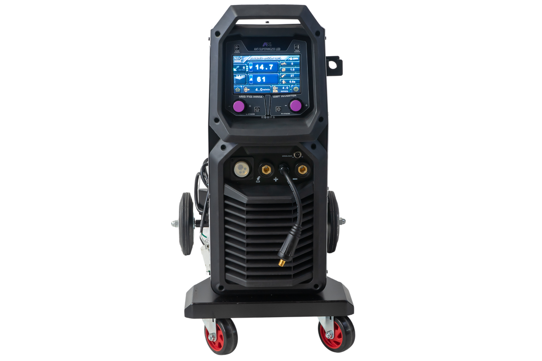 SOLDADORA INVERSOR INDUSTRIAL 250 AMP AX Tech Ultra  MIG/MAG/MMA/TIG AXT-SUPERMIG255LCD