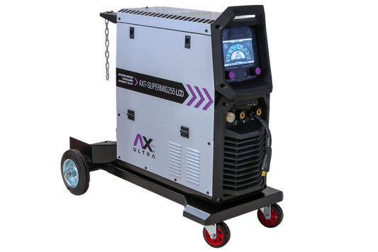 SOLDADORA INVERSOR INDUSTRIAL 250 AMP AX Tech Ultra  MIG/MAG/MMA/TIG AXT-SUPERMIG255LCD