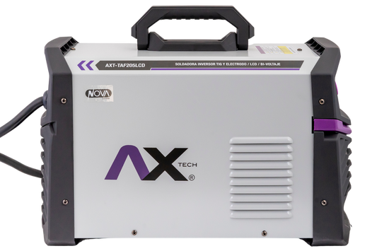 SOLDADORA INVERSOR TIG HF CD/CA 220A TIG ALUMINIO BIVOLTAJE AX Tech AXT-TAF205LCD
