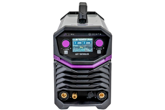 SOLDADORA INVERSOR TIG HF CD/CA 220A TIG ALUMINIO BIVOLTAJE AX Tech AXT-TAF205LCD