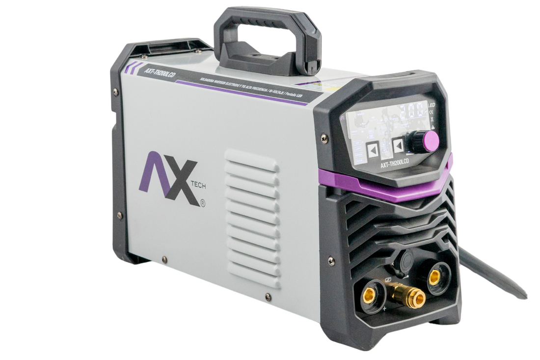 SOLDADORA INVERSOR TIG HF ALTA FRECUENCIA Y MMA 200AMP BIVOLTAJE 110/220V AXT-TH200LCD