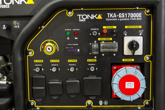 Generador TONKA TKA-GS17000E panel de control