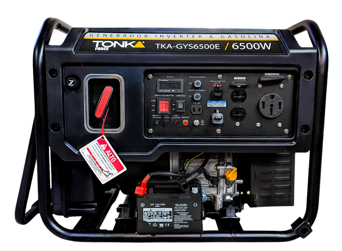 Generador TONKA TKA-GYS6500E panel de control